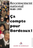 Campagne de motivation au recensement de la Ville de Bordeaux.