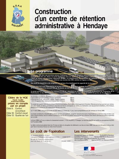 Construction d'un centre de rétention administrative à Hendaye