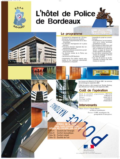 L'hôtel de Police de Bordeaux