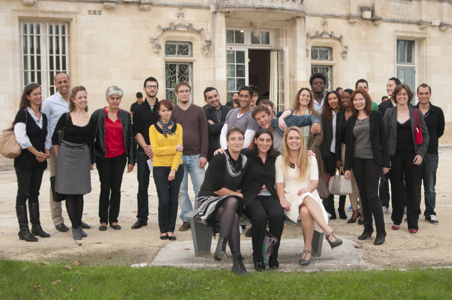 Les candidats du ConcoursJeunes Entrepreneurs Créateurs 2012. 