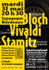 flyer et affichette concert Bloc, Vivaldi et Stamitz